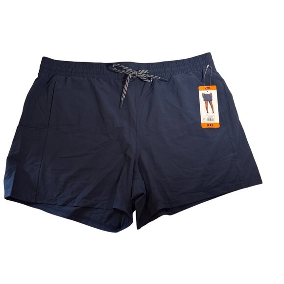 Pacific Trail Womens Shorts XXL Blue Nights Lightweight Comfort Stretch UPF 40+ - Picture 1 of 10